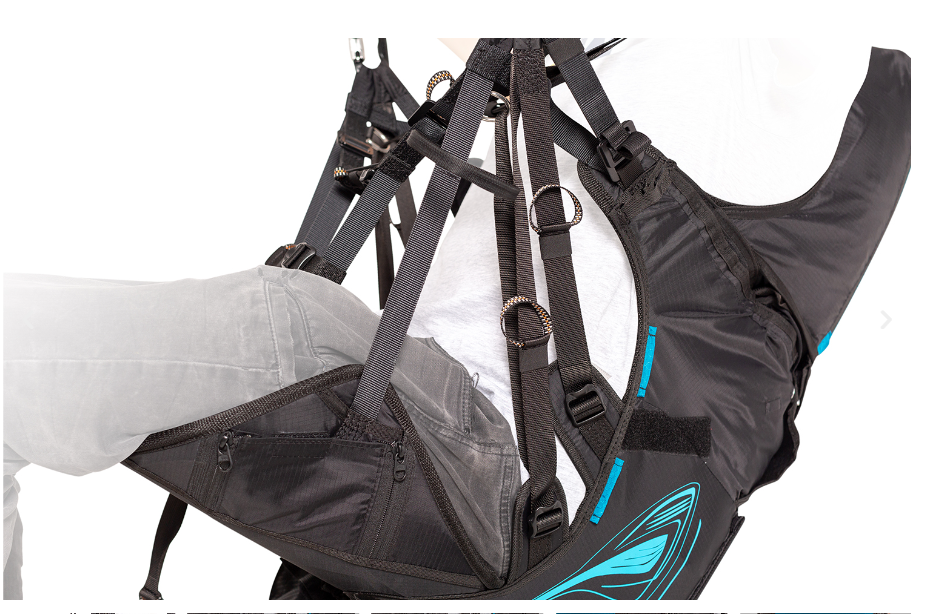 Tandem pilot harness